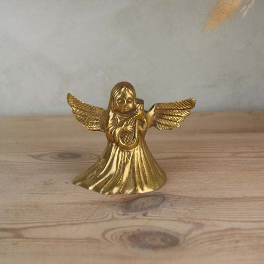 Brass Angel Candlestick Holder