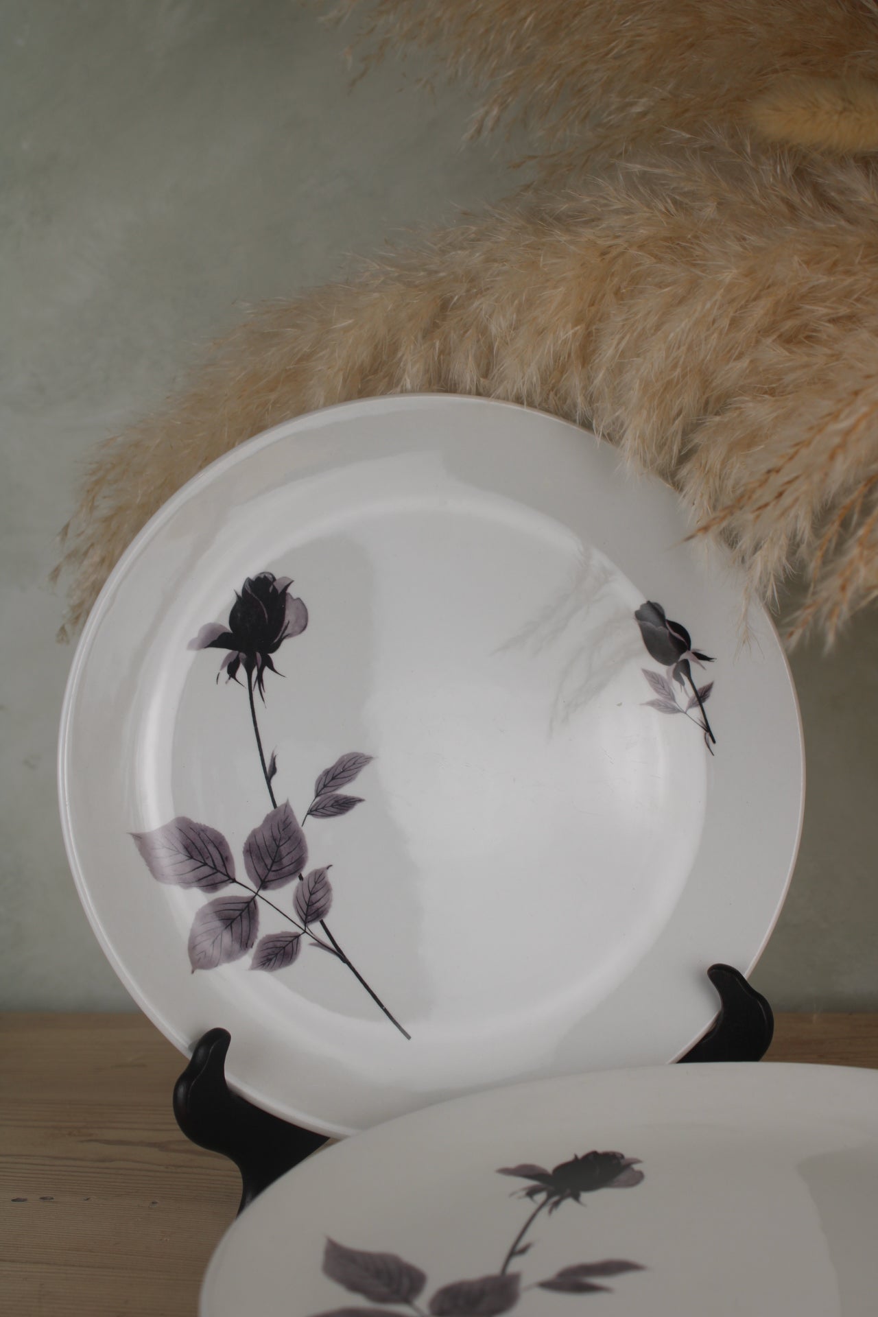Set of 6 British Anchor ‘Romance’ small dinner plates