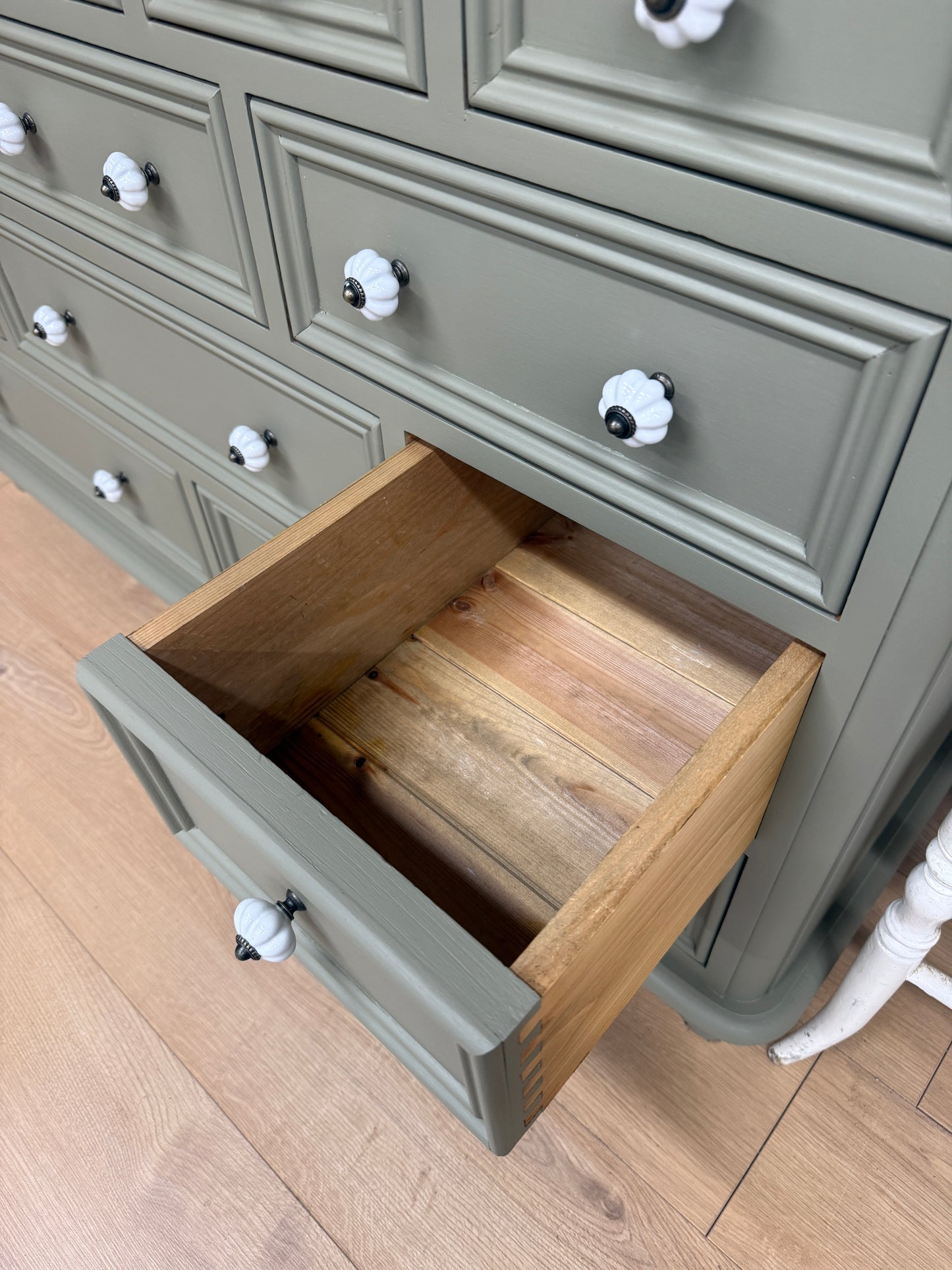 Stunning Solid Pine Merchants Chest of Drawers