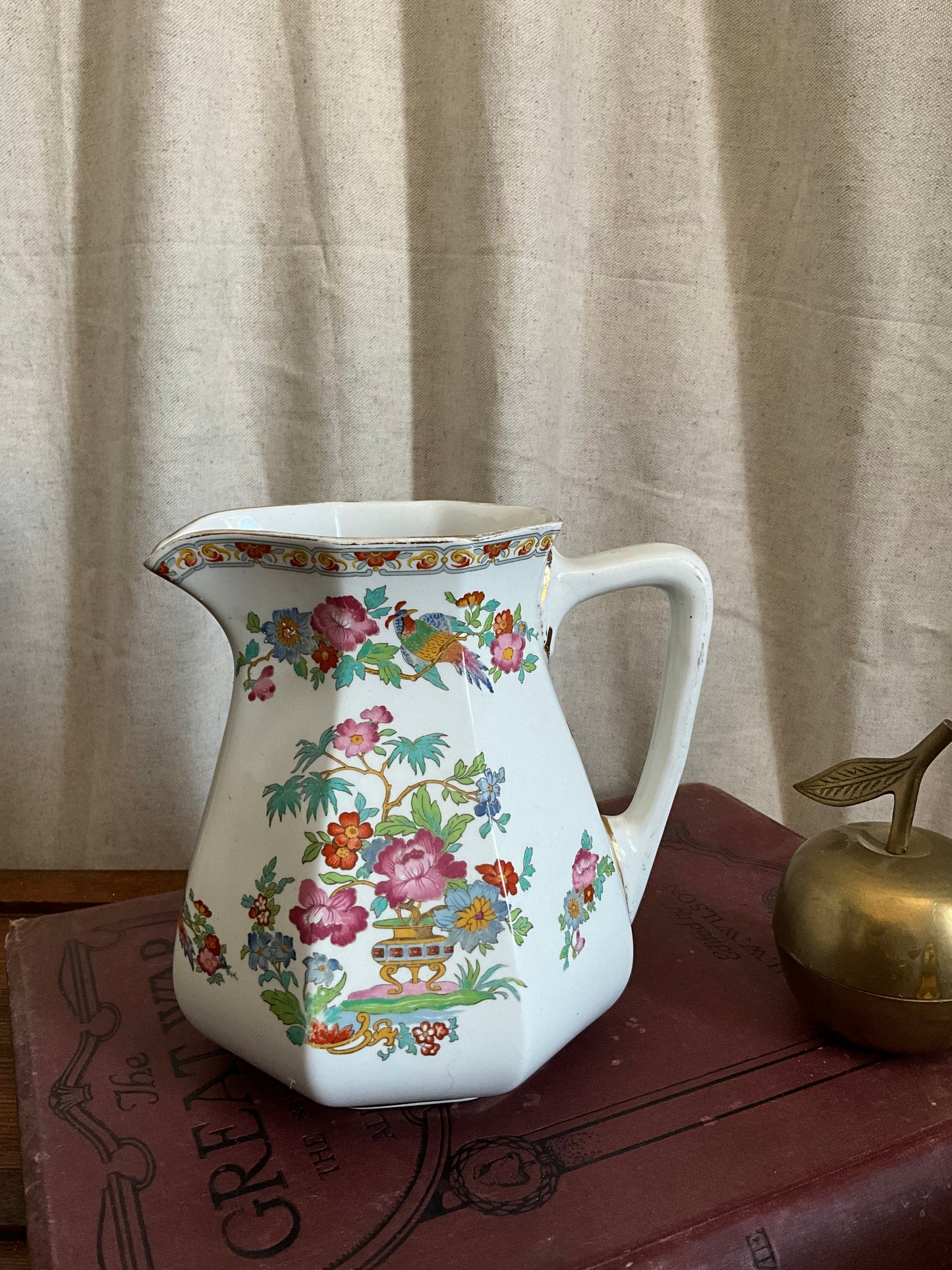 Vintage Keeling & Co burslem Lasal Ware water jug