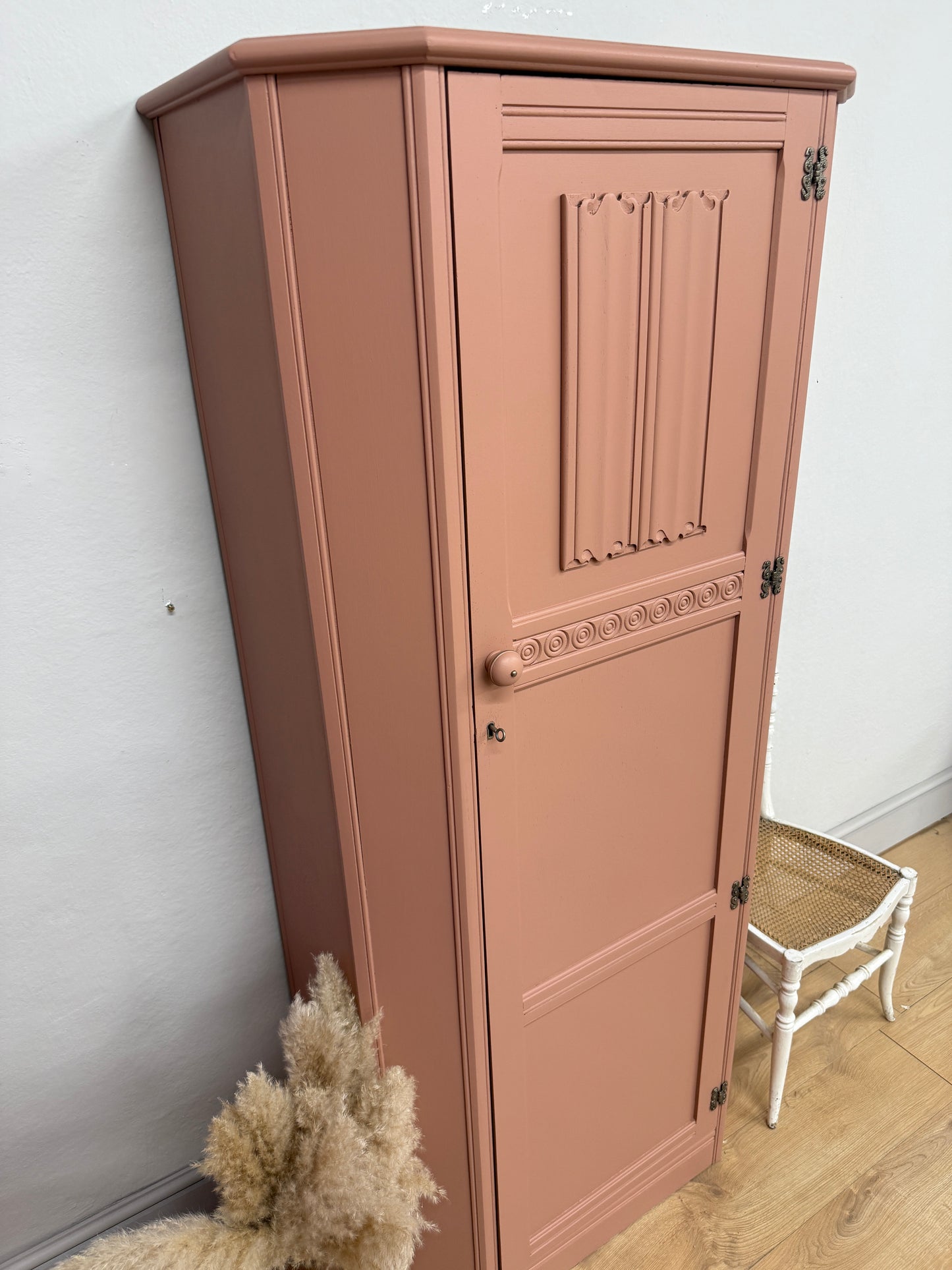 Vintage small painted wardrobe
