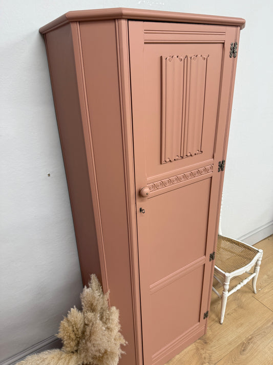 Vintage small painted wardrobe
