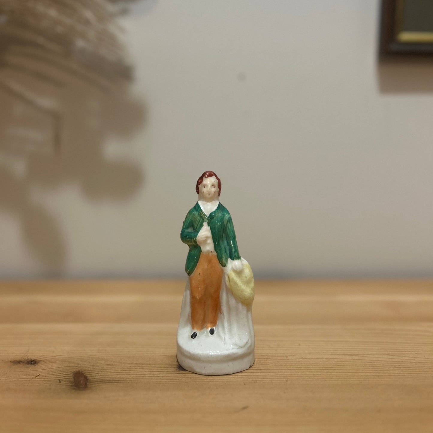 Staffordshire Antique Pottery Small Man Figurine