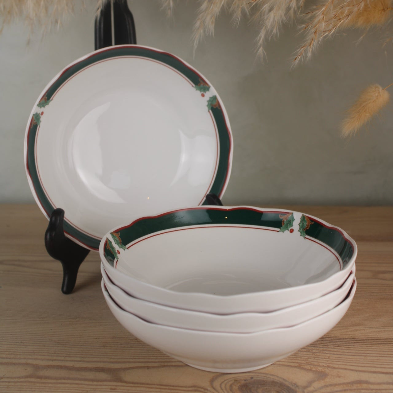 Set of 4 Noritake Primachina ‘Home for Christmas’ side bowls