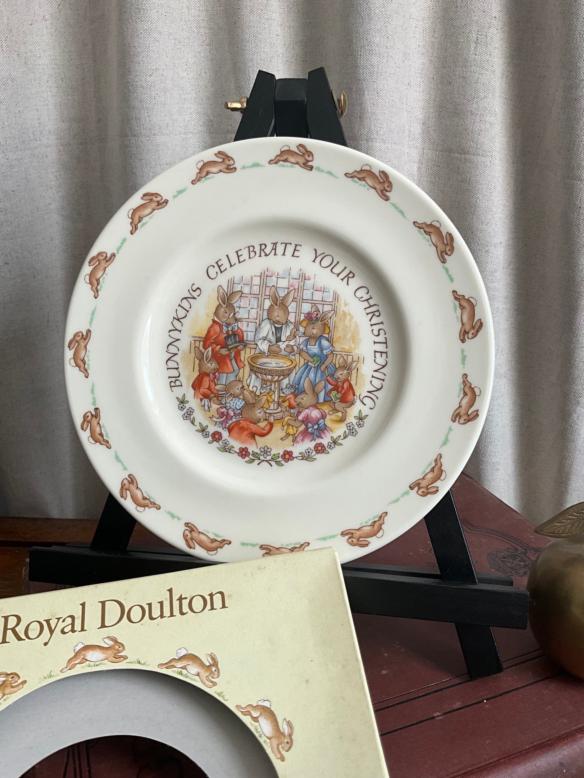 Vintage boxed Royal Doulton Bunnykins plate – Vintage living home