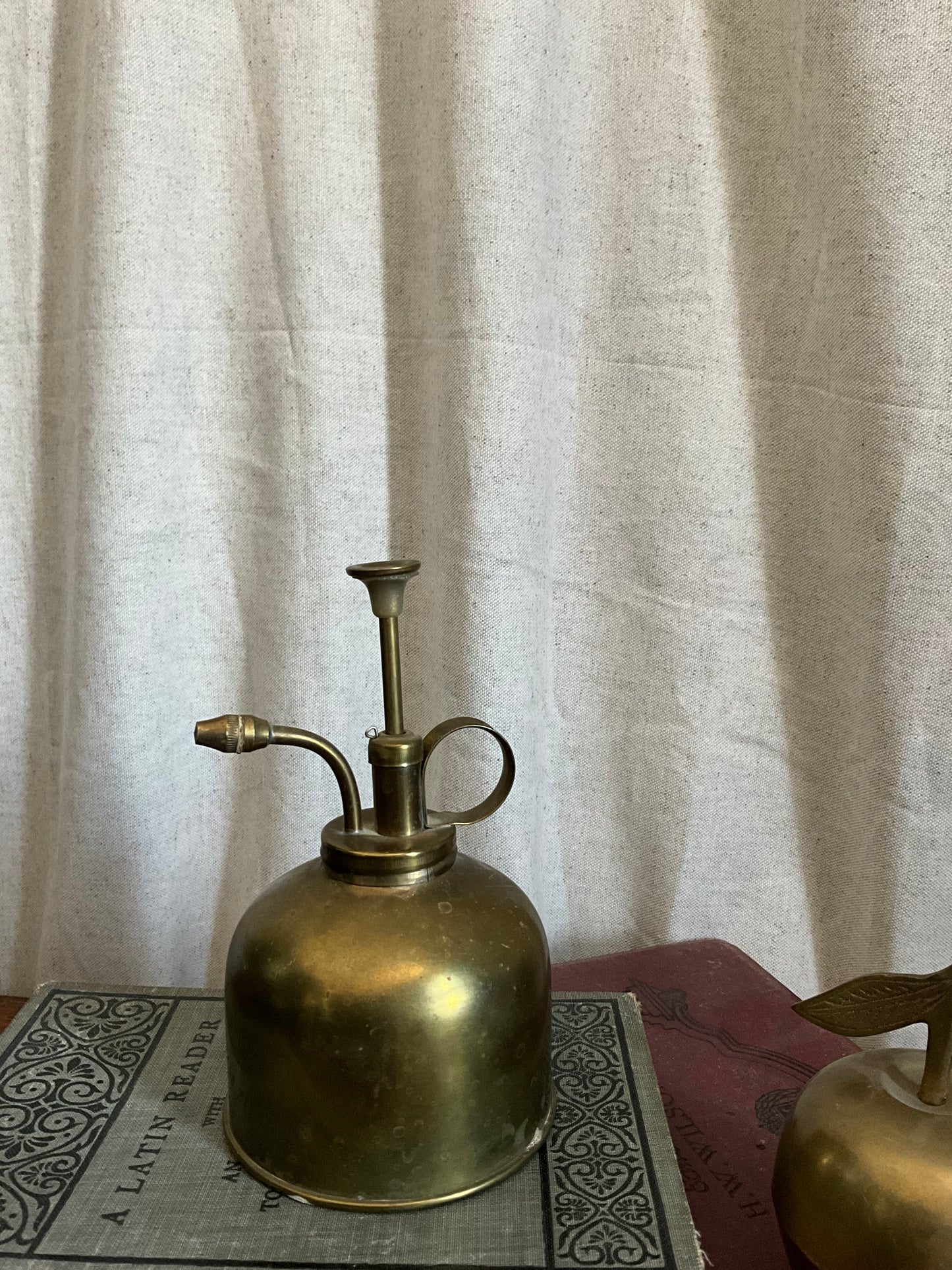 Vintage brass plant sprayer atomiser