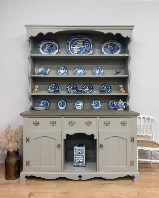 Solid pine painted X-Large kitchen dresser