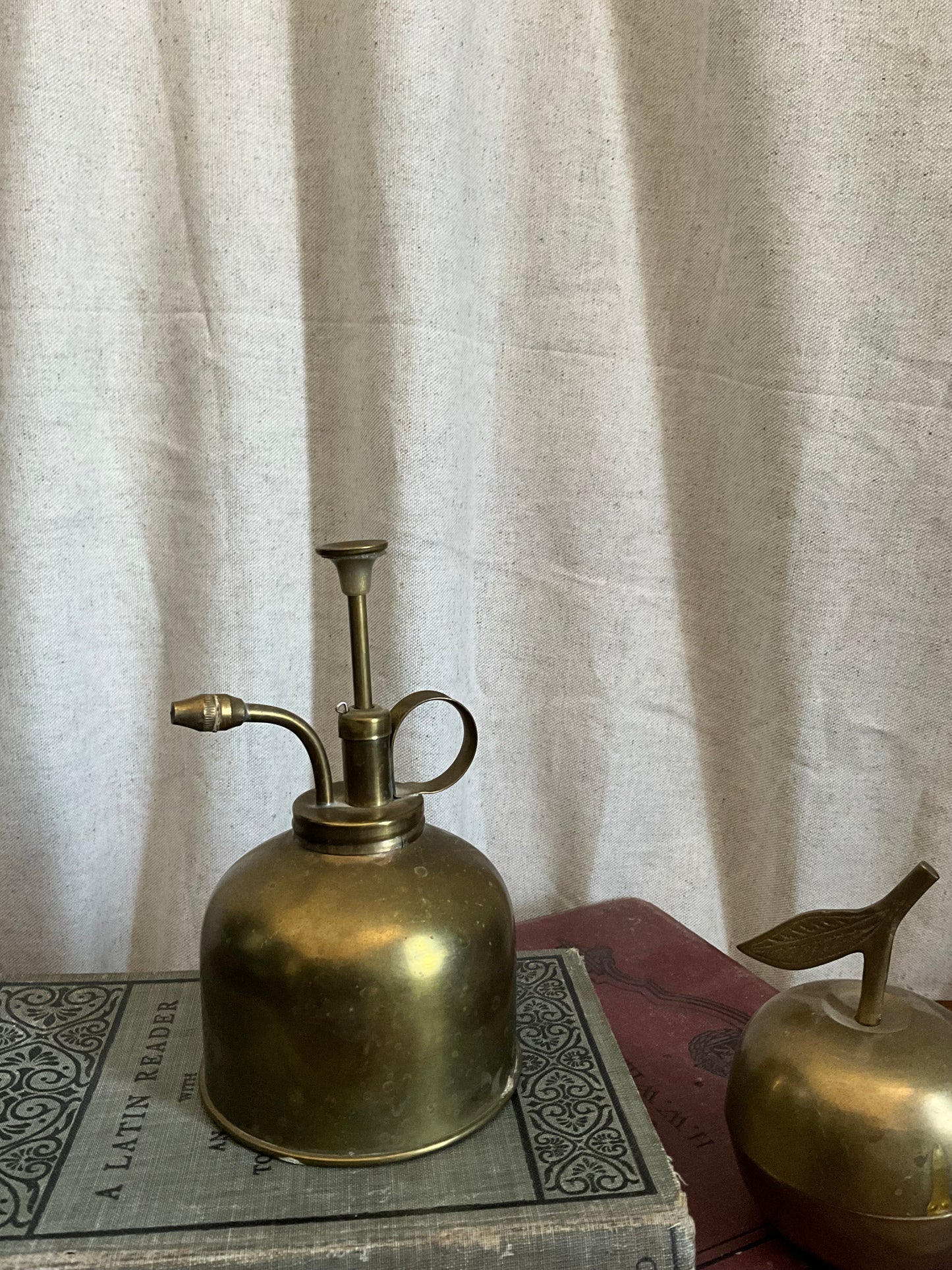 Vintage brass plant sprayer atomiser