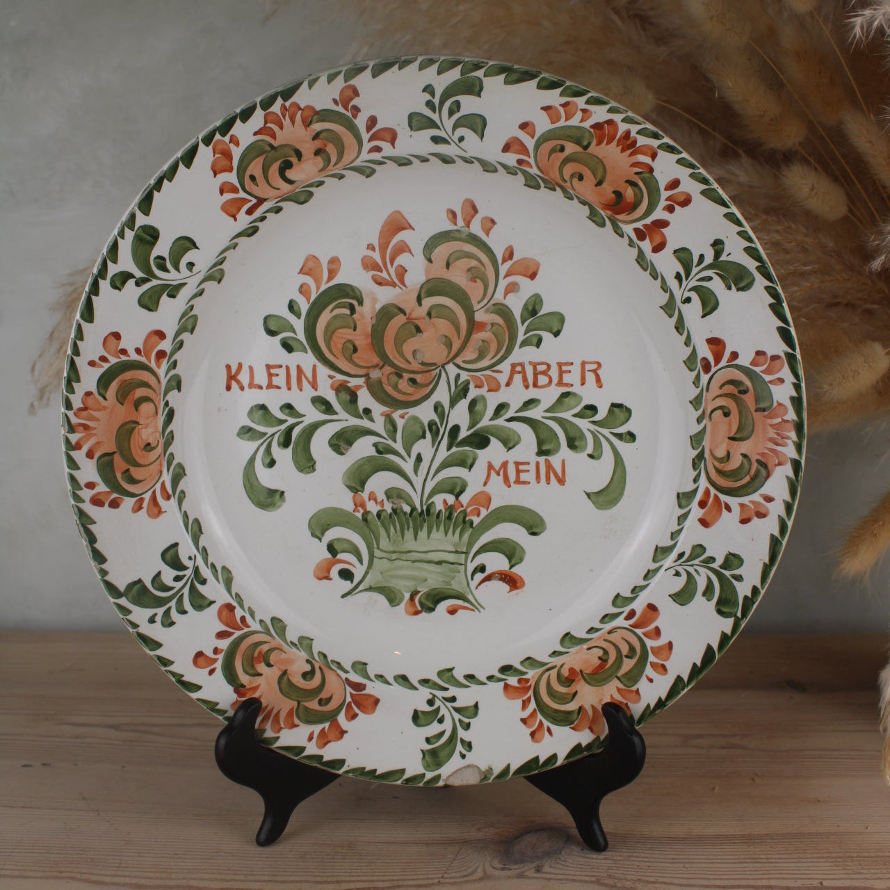 Portuguese Hand Painted Hanging Plate