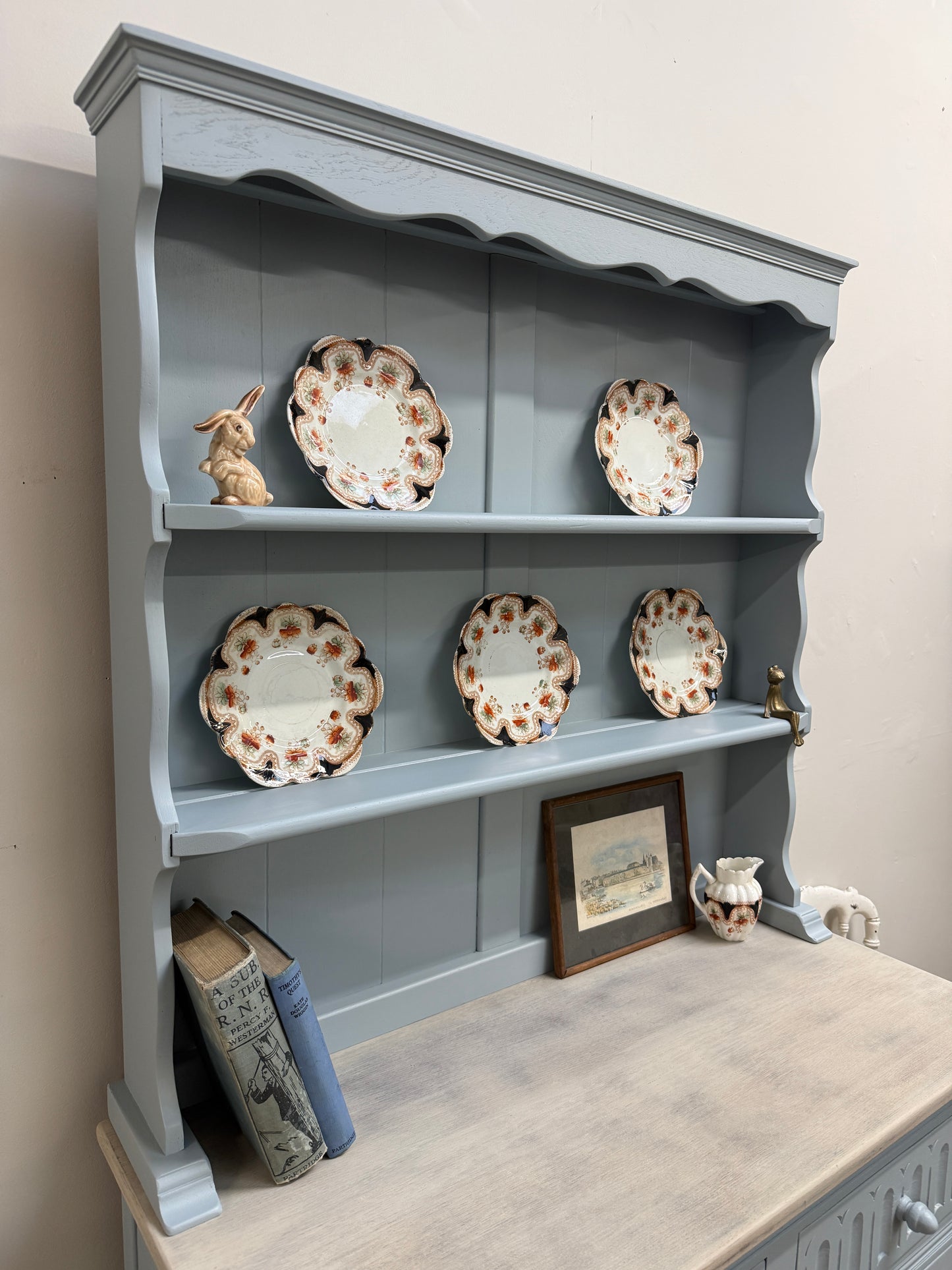 Vintage Painted Kitchen Dresser