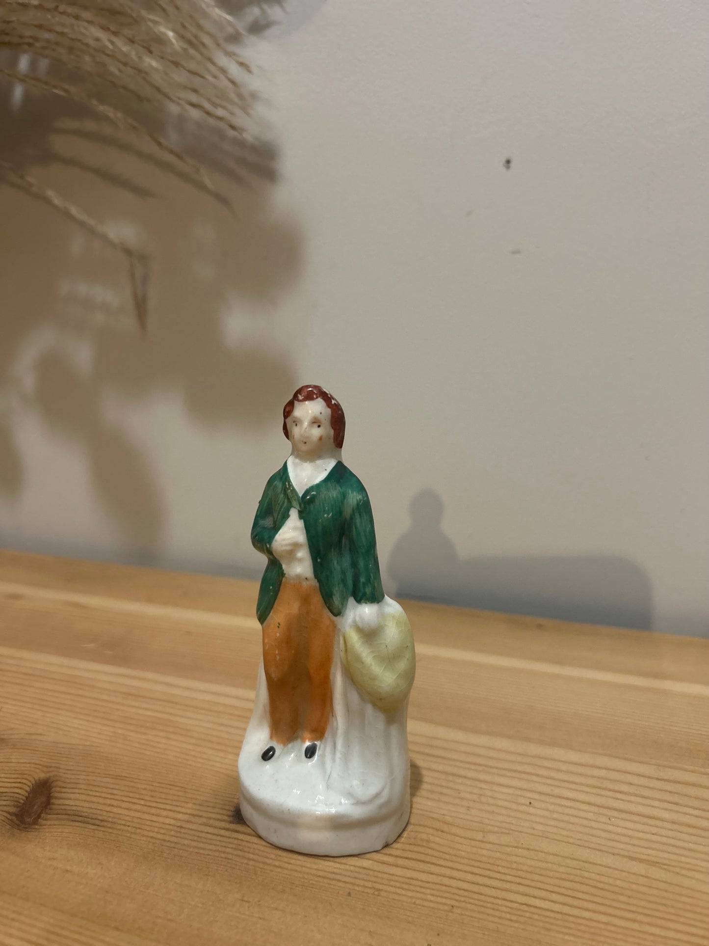 Staffordshire Antique Pottery Small Man Figurine