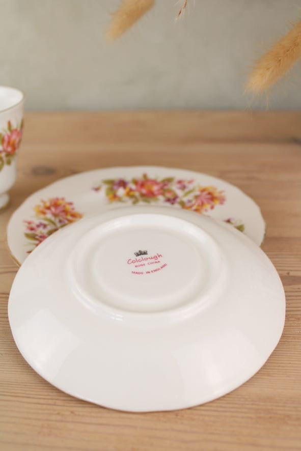 Colclough Wayside Teacup Trio