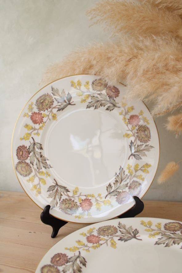 Set of 4 Wedgwood Lichfield Dinner Plates