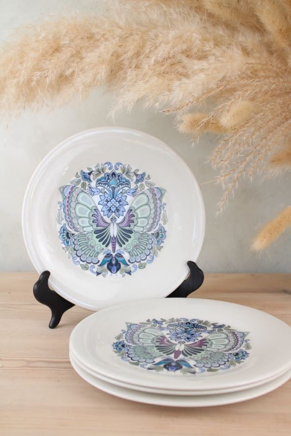 Set of 4 Royal Doulton Atlantis Side Plates