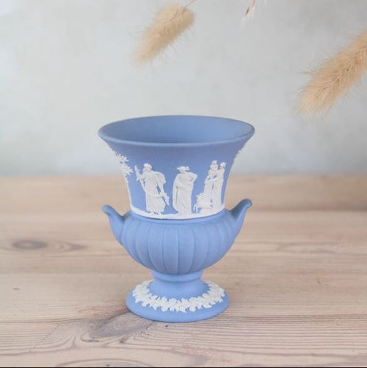 Wedgwood Jasperware Blue Vase