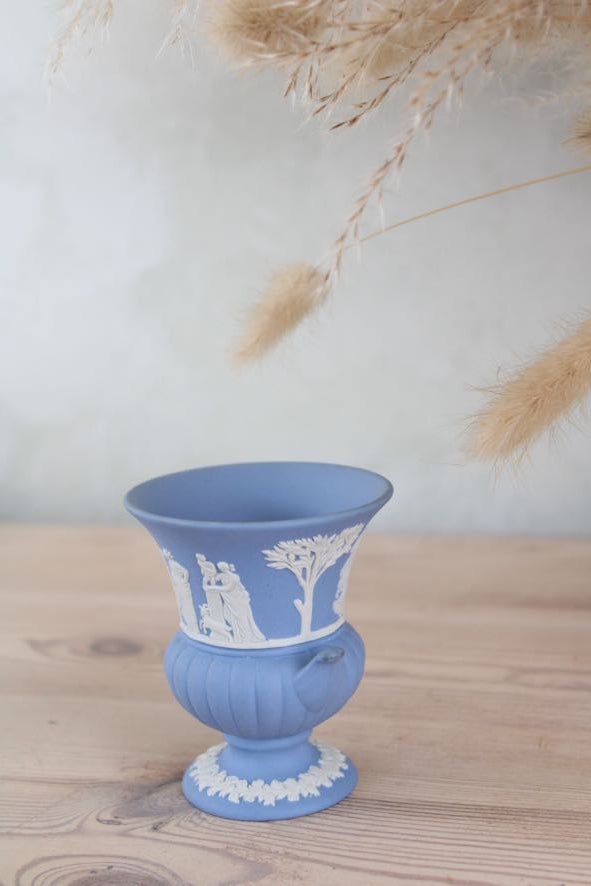 Wedgwood Jasperware Blue Vase