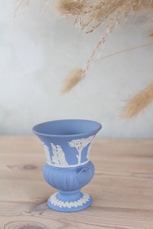 Wedgwood Jasperware Blue Vase