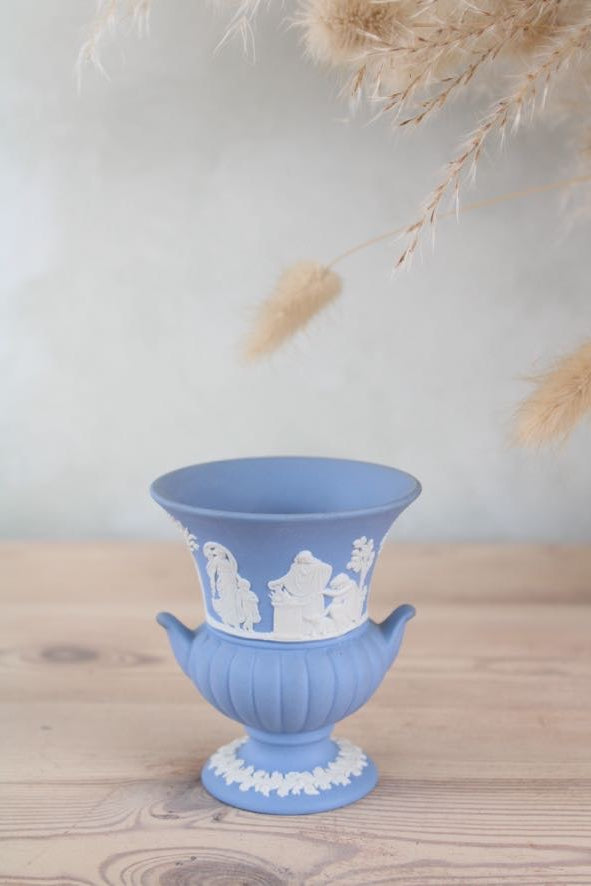 Wedgwood Jasperware Blue Vase