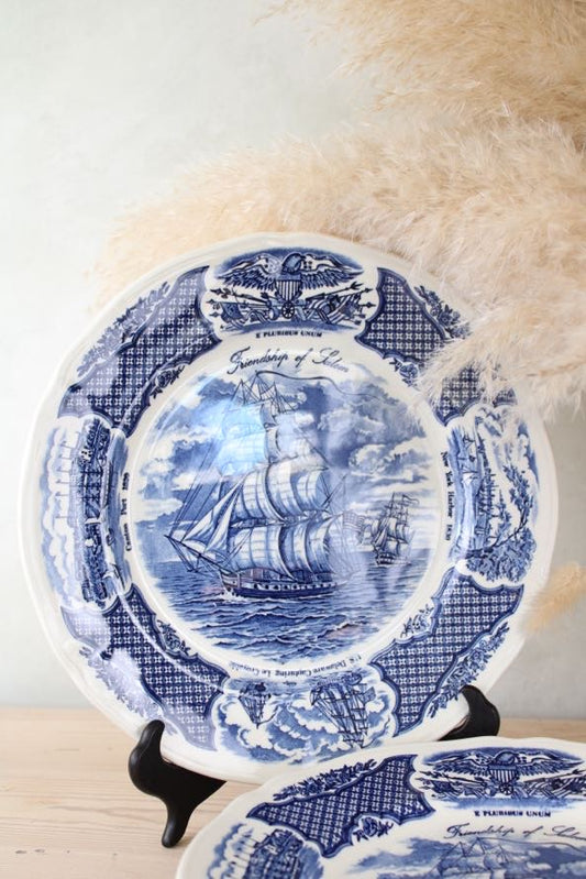 Fair Winds Blue and White Dinner Plates