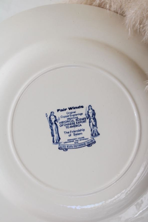 Fair Winds Blue and White Dinner Plates
