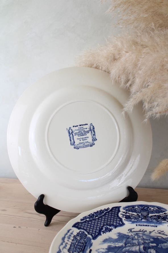 Fair Winds Blue and White Dinner Plates