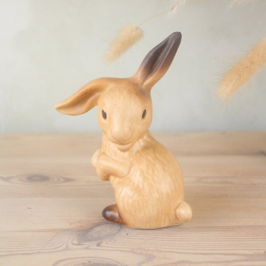 Sylvac Vintage Ceramic Beige Rabbit Figurine