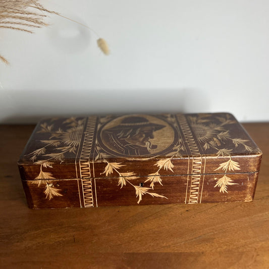 Wooden Vintage Storage Box