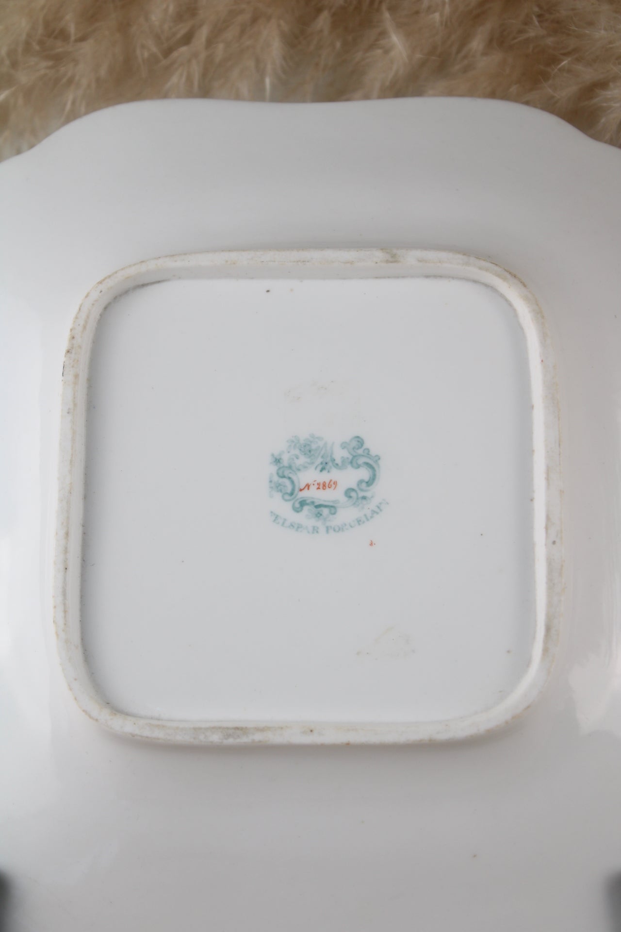 Felspar Porcelain Serving Plate