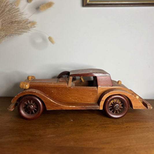 Wooden Vintage Car