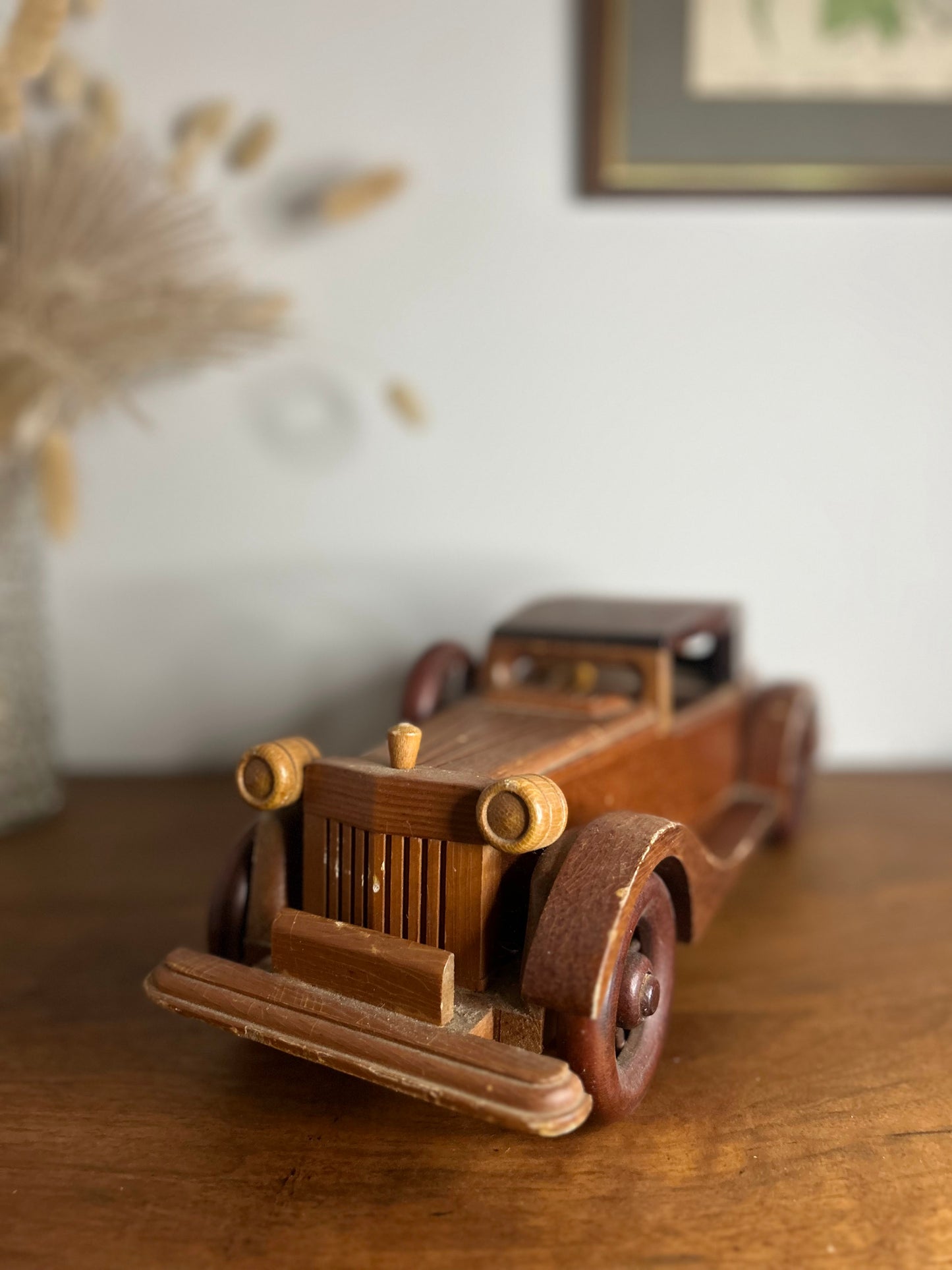 Wooden Vintage Car