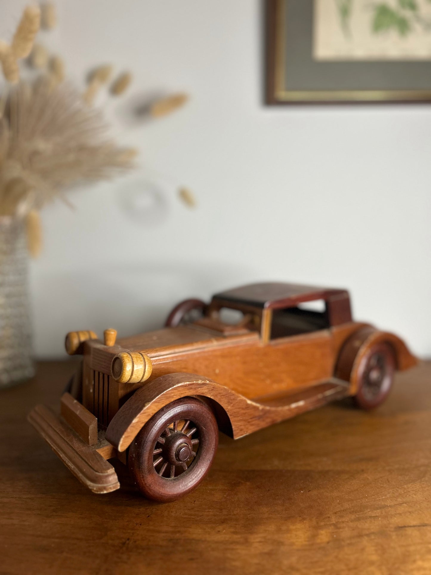 Wooden Vintage Car