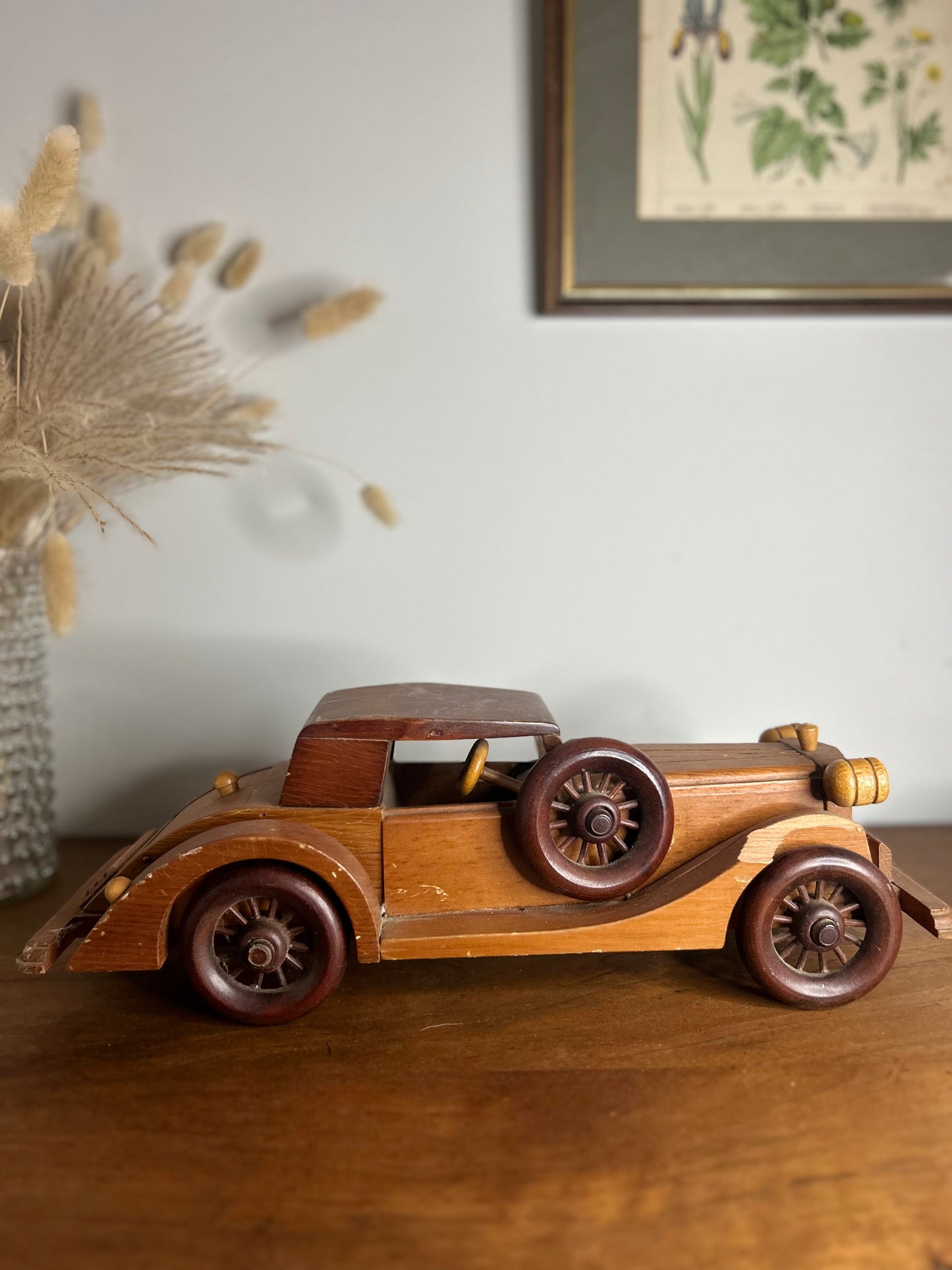 Wooden Vintage Car