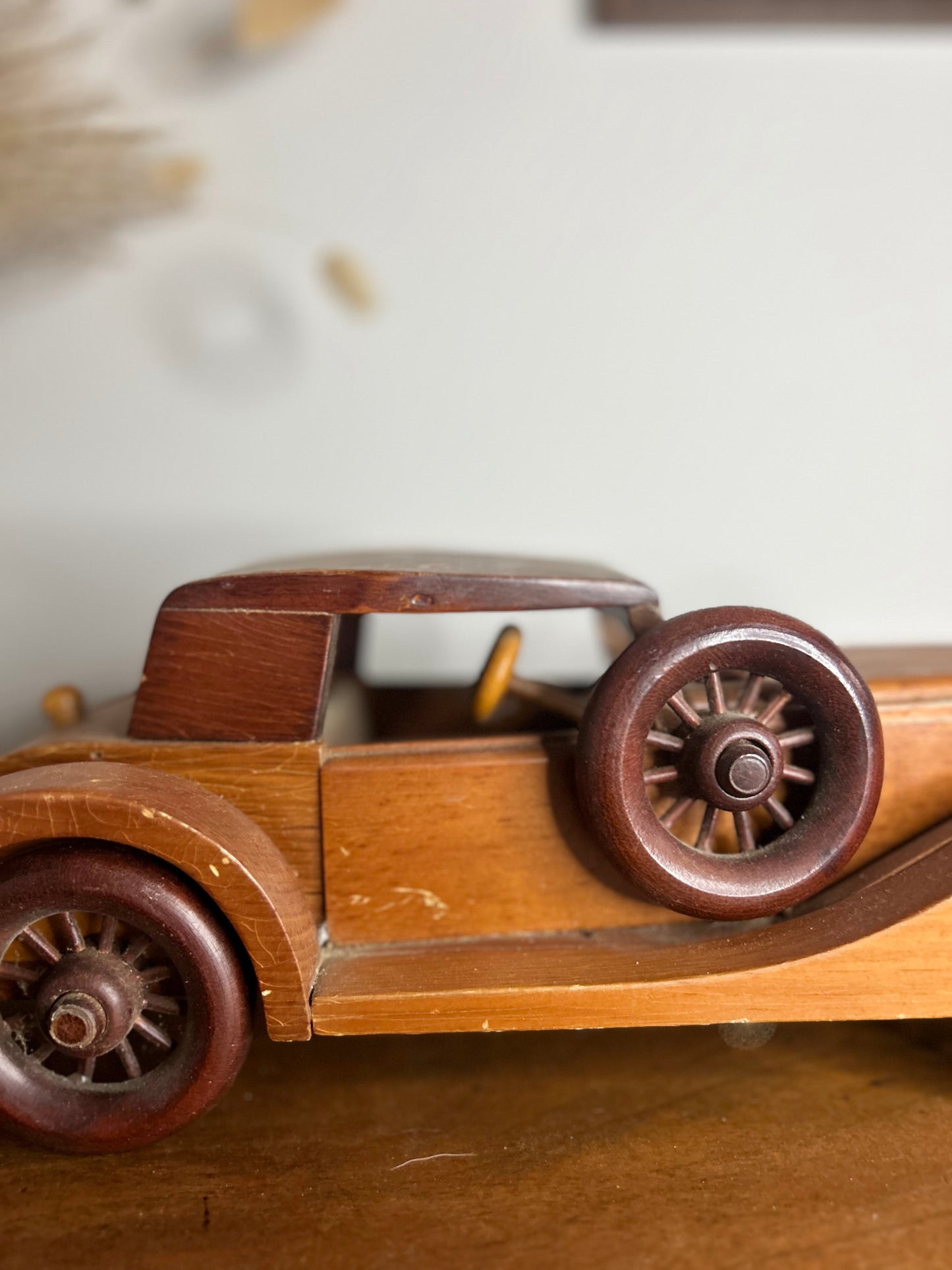 Wooden Vintage Car