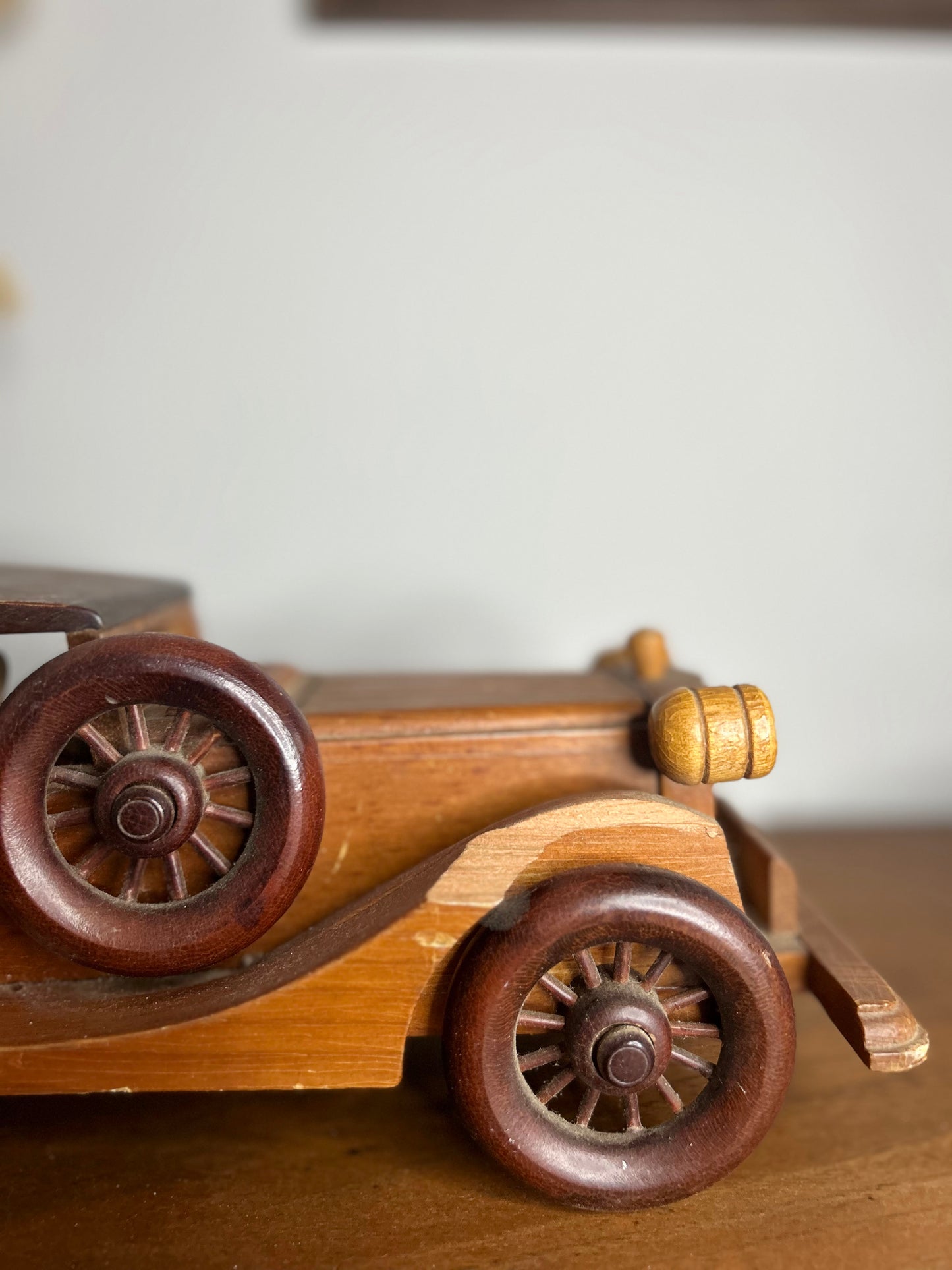 Wooden Vintage Car