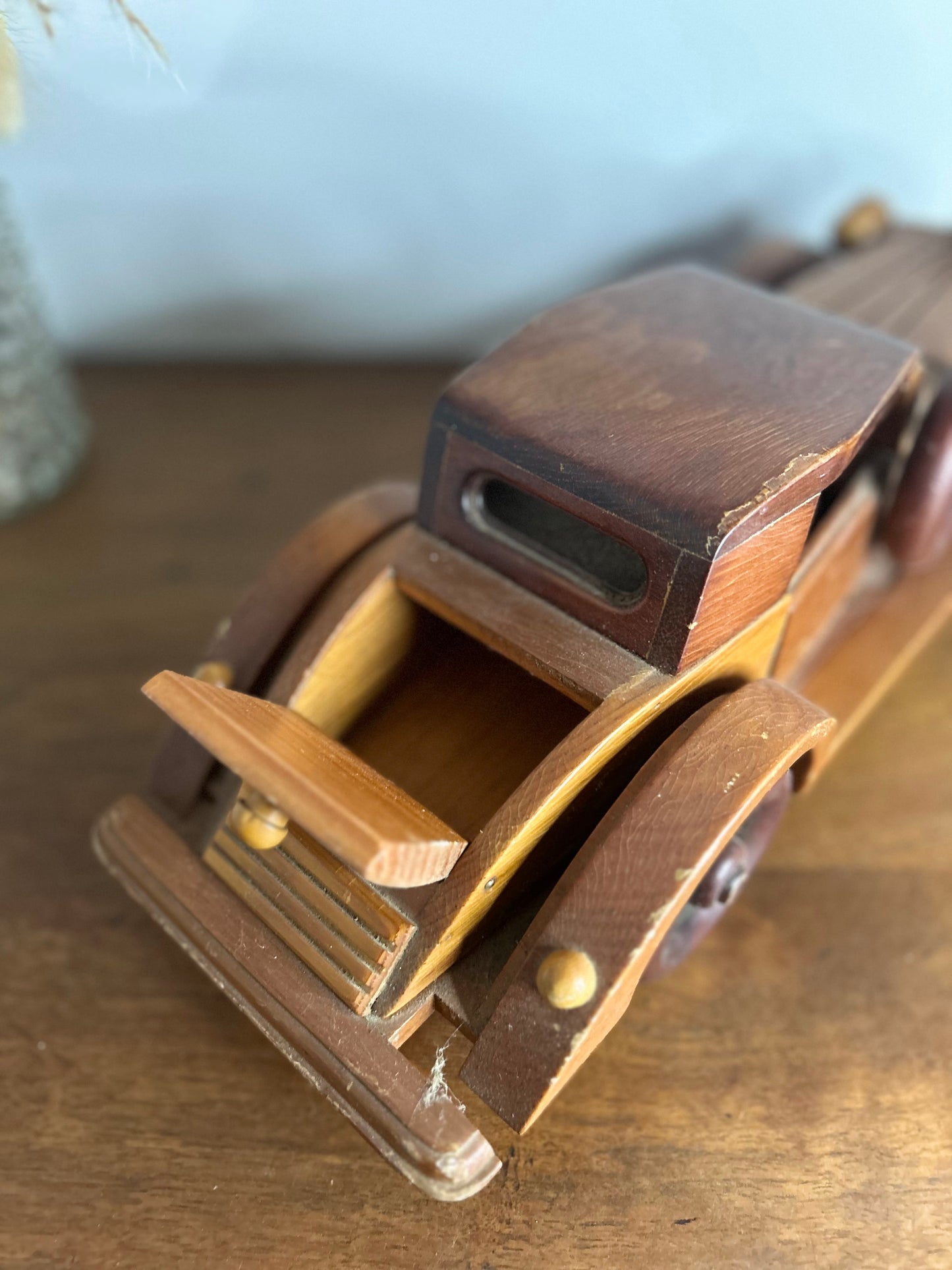 Wooden Vintage Car