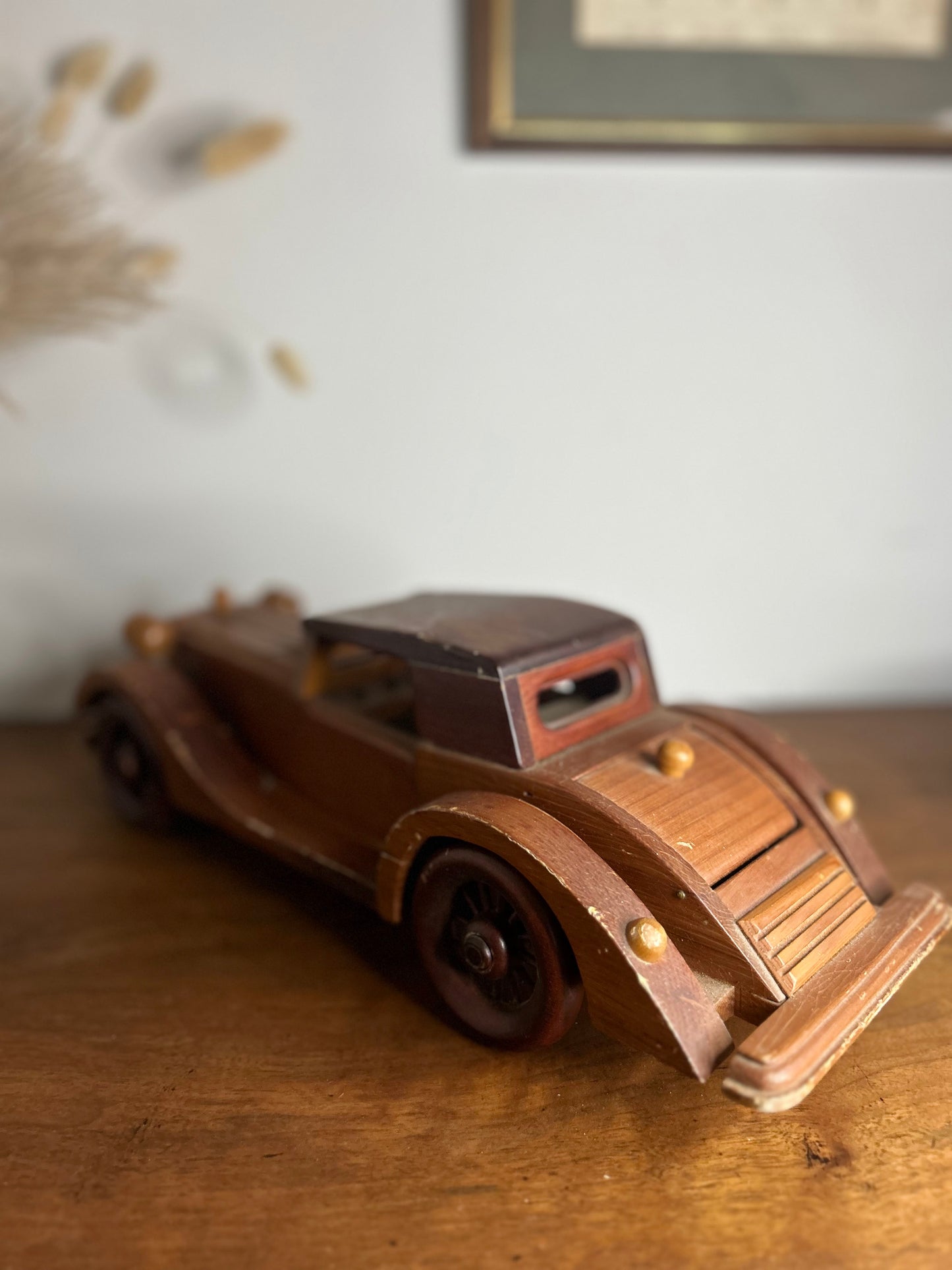 Wooden Vintage Car