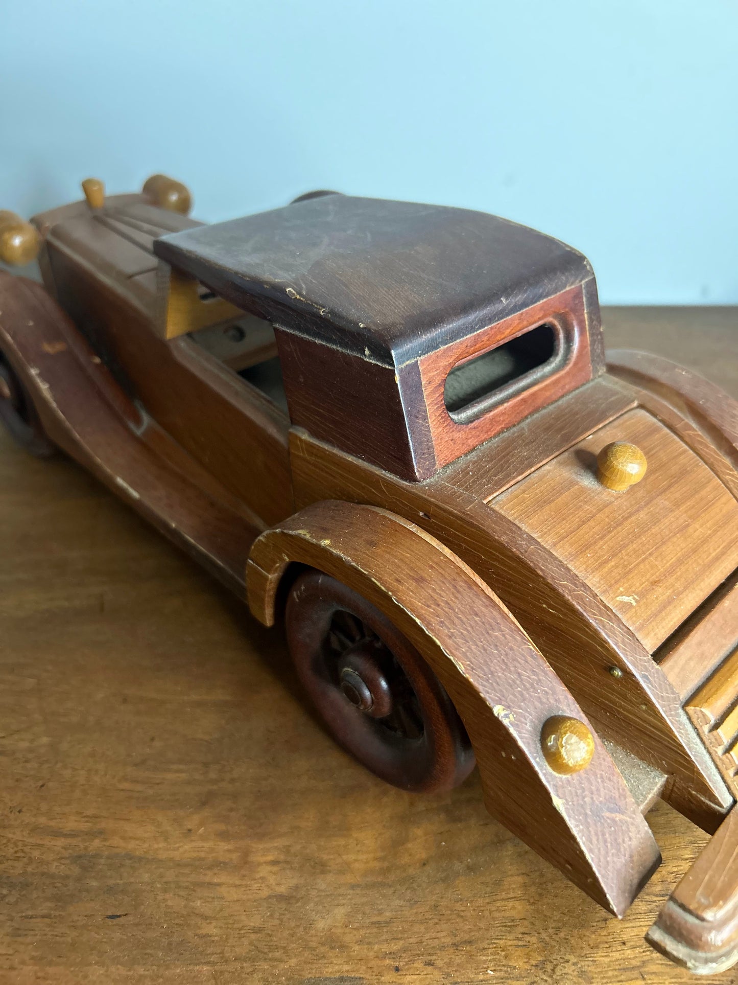 Wooden Vintage Car