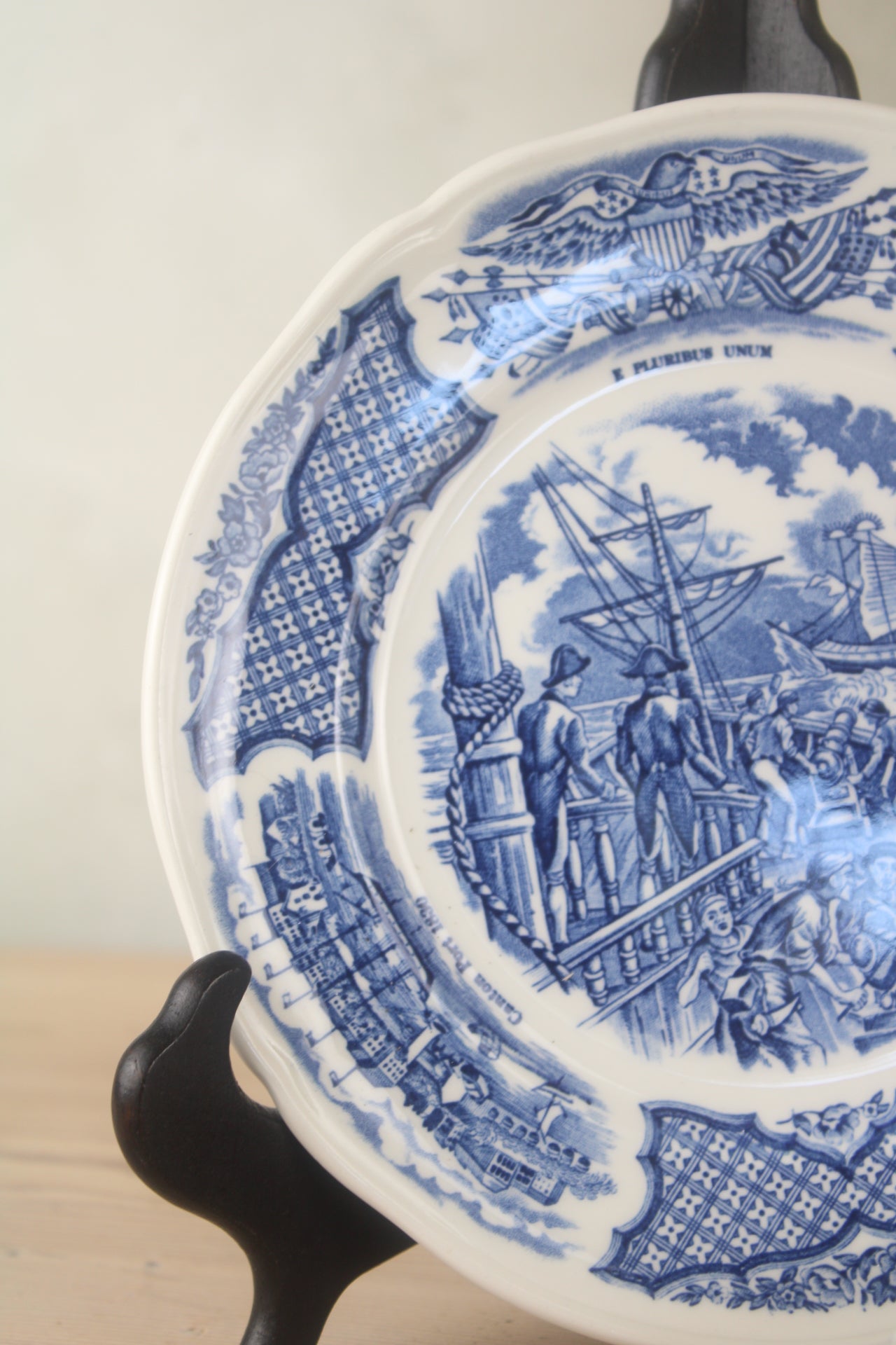 Alfred Meakin Blue and White Fair Winds Side Plates