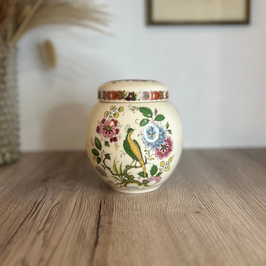 Sadler Birds of Paradise Ginger Jar