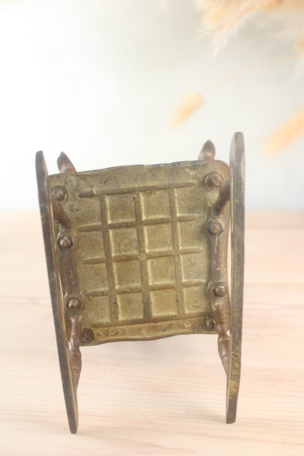 Brass Rocking Chair Figurine