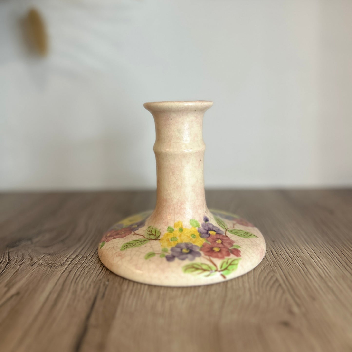 E. Radford's Art Deco Hand Painted Candlestick Stand