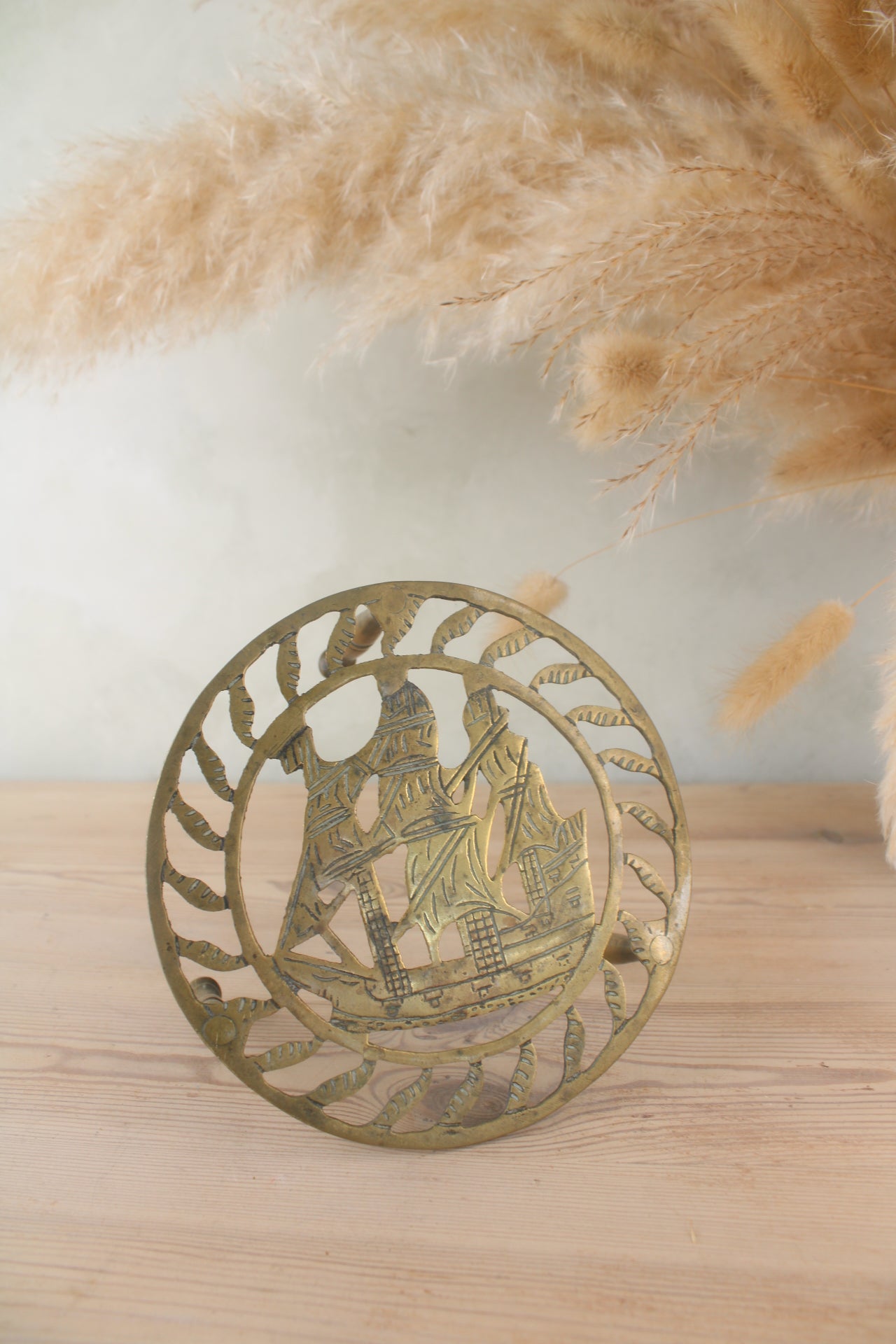 Brass Ship Trivet