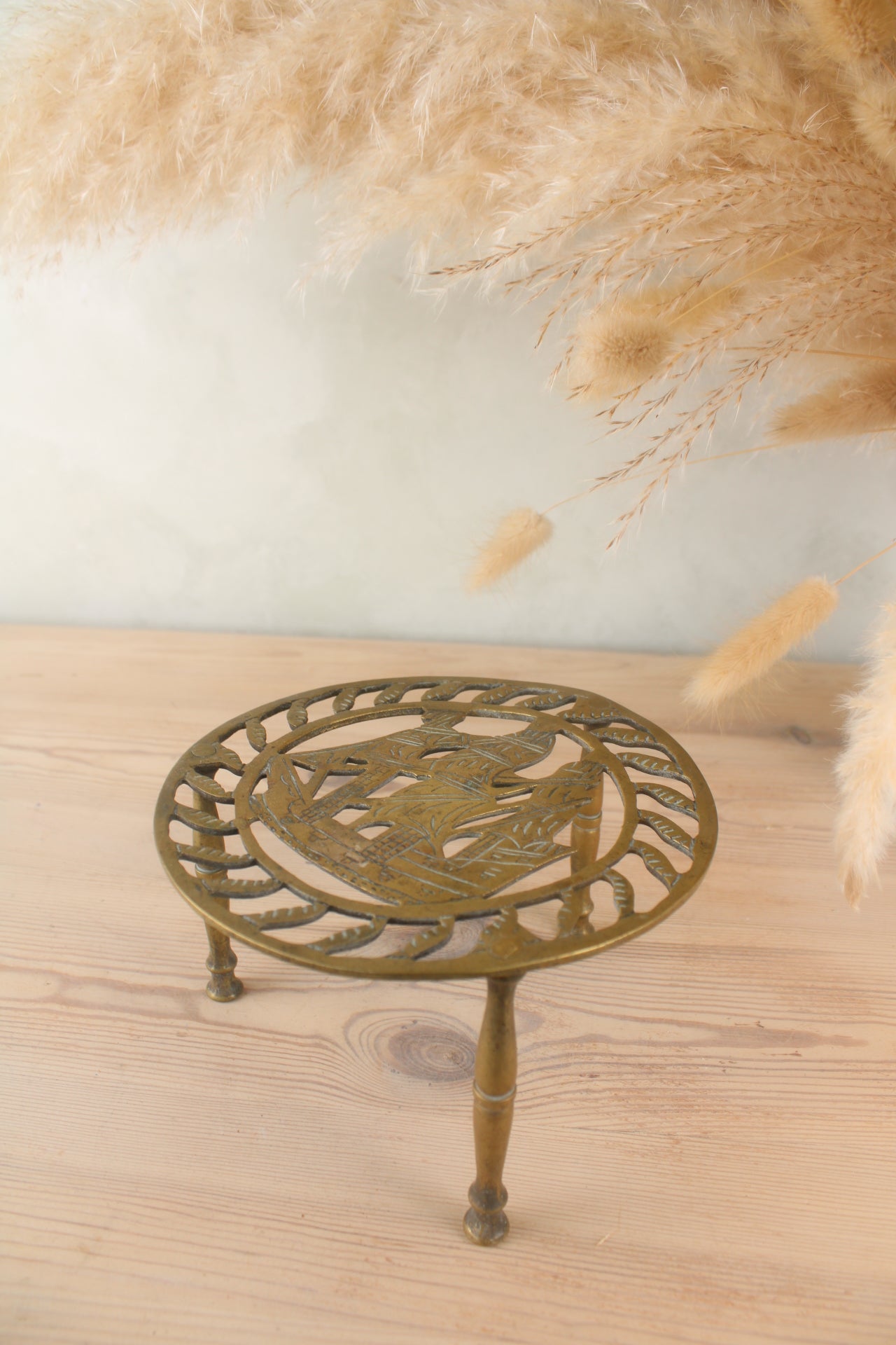 Brass Ship Trivet