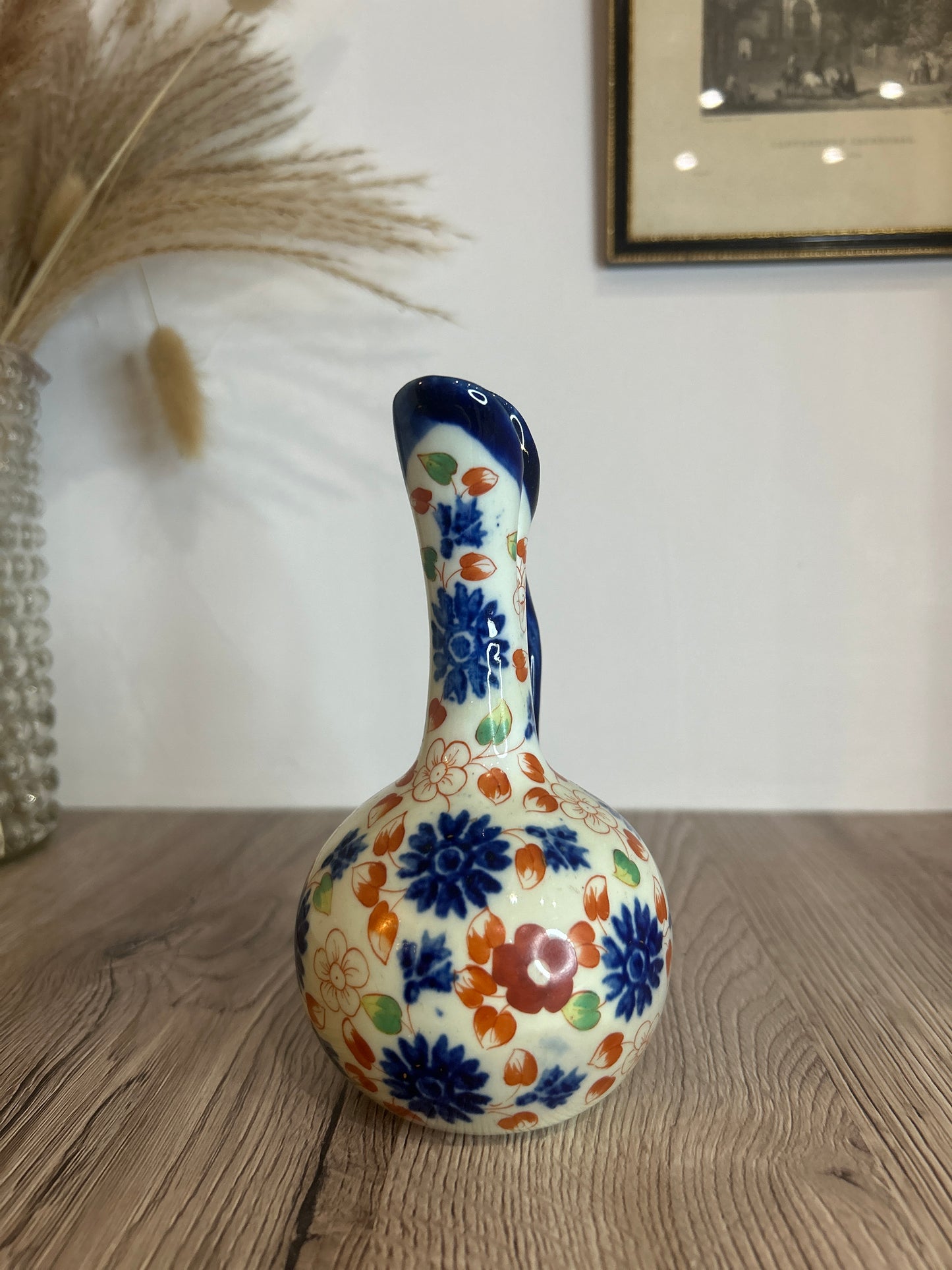 Japanese Small Floral Vintage Bud Vase