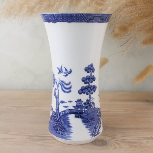 Booths ‘Real Old Willow’ Blue and White Vase