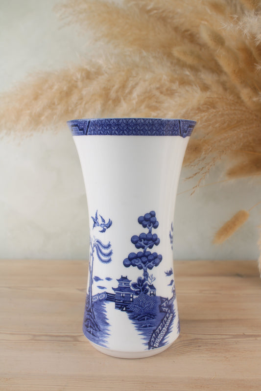 Booths ‘Real Old Willow’ Blue and White Vase