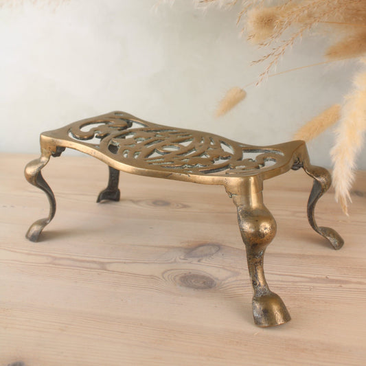 Brass Fire Stand Trivet