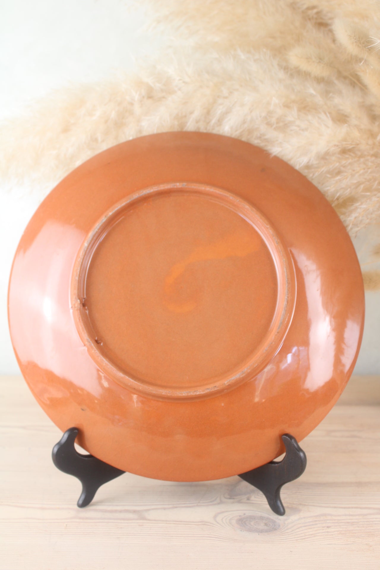 Drip Paint Glazed Terracotta Hanging Plate