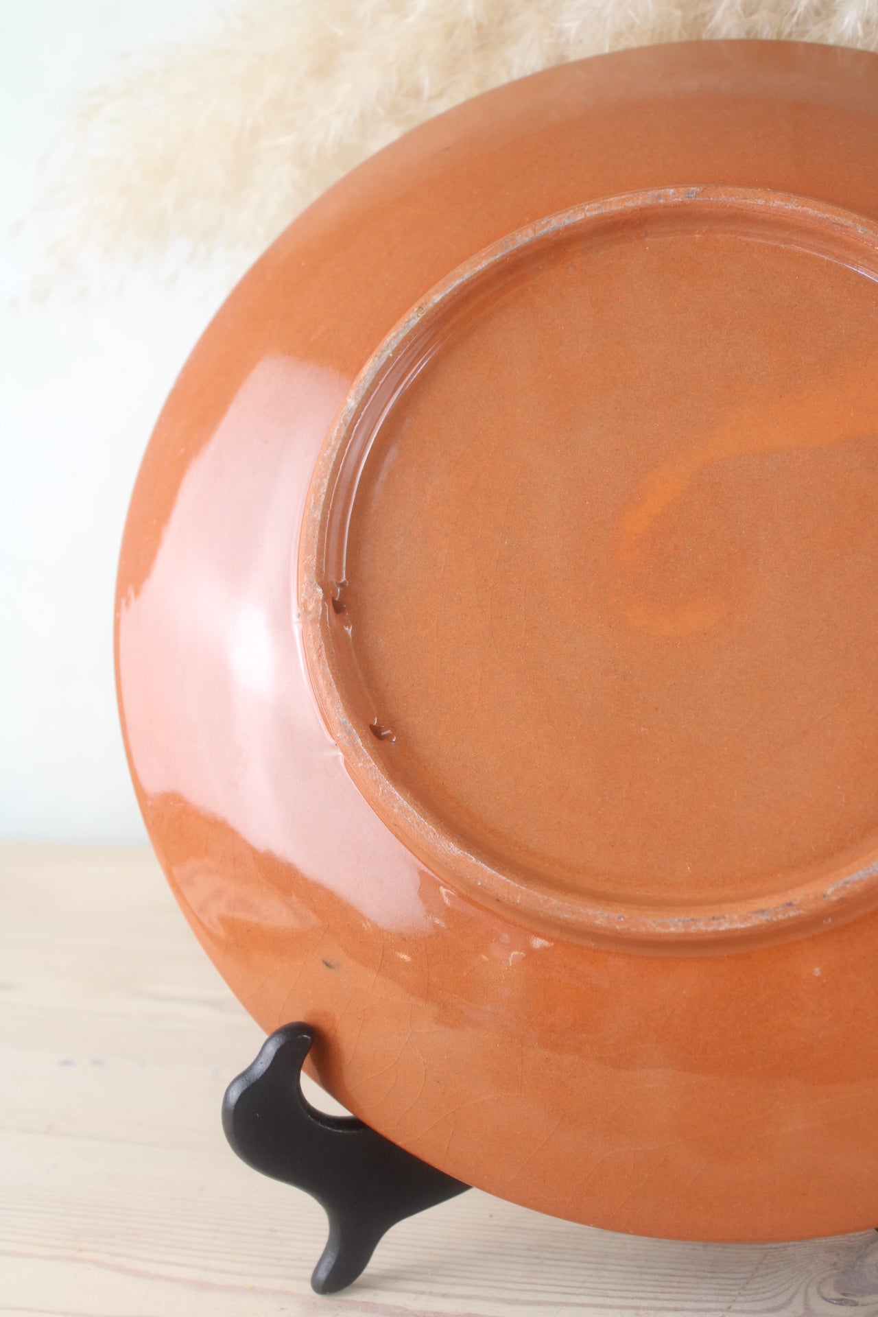 Drip Paint Glazed Terracotta Hanging Plate
