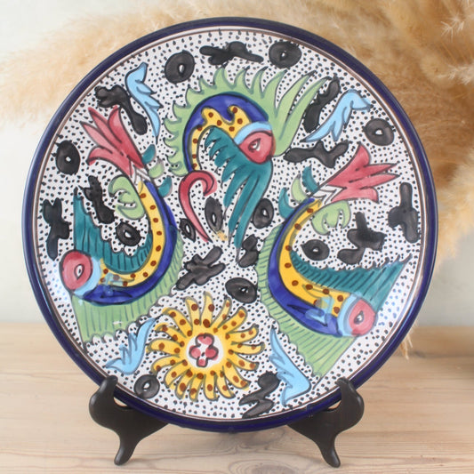 Large Mediterranean Hanging Plate